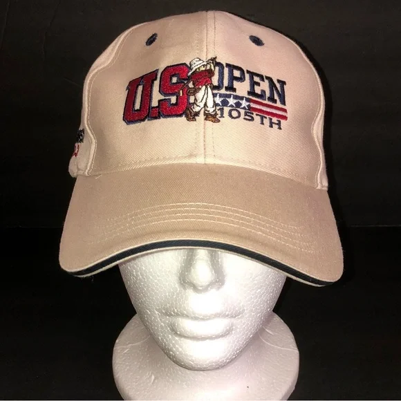 Casquette USGA US Open Pinehurst N°2 2005 - Jaune, Adjustable, Coton